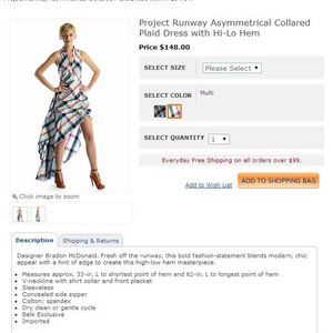 Project Runway dress from Bradon McDonald